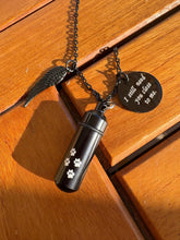 Charger l'image dans la galerie, collier cendres chat bijou funeraire souvenir