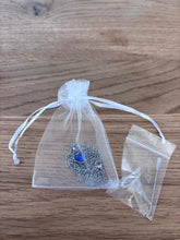 Charger l'image dans la galerie, Collier Cinéraire Cœur Cristal Bleu - photo 6