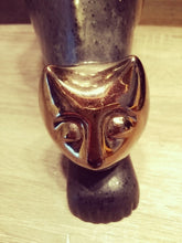 Charger l'image dans la galerie, Urne Chat Tête Or