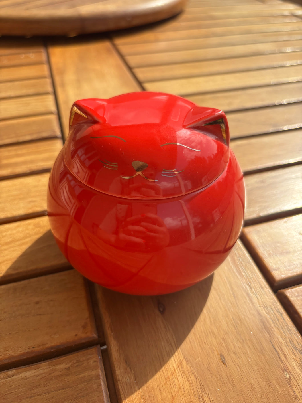 Urne funéraire Chat rouge