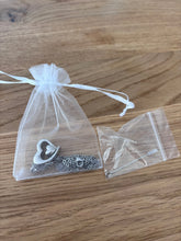 Charger l'image dans la galerie, Collier Cinéraire Double Cœur Argent - photo 6
