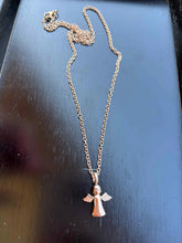 Charger l'image dans la galerie, Collier Urne Ange Rose gold - photo 1
