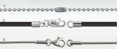Colliers chaînes pour pendentif