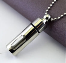 Charger l'image dans la galerie, Pendentif Funéraire Transparent Argenté - photo 2
