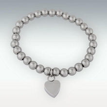 Charger l&#39;image dans la galerie, bracelet cineraire avec coeur 
